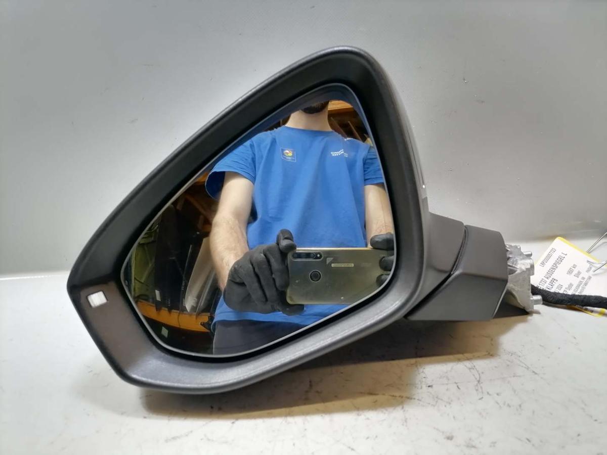 VW Passat B9 Bj.2024 original Außenspiegel links LM7P Oyster Silver elektrisch anklappbar